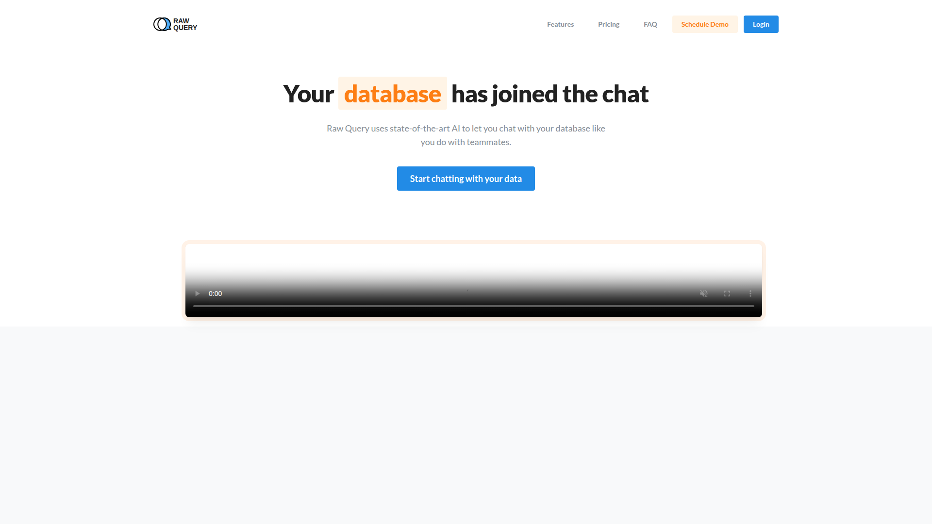 Raw Query screenshot