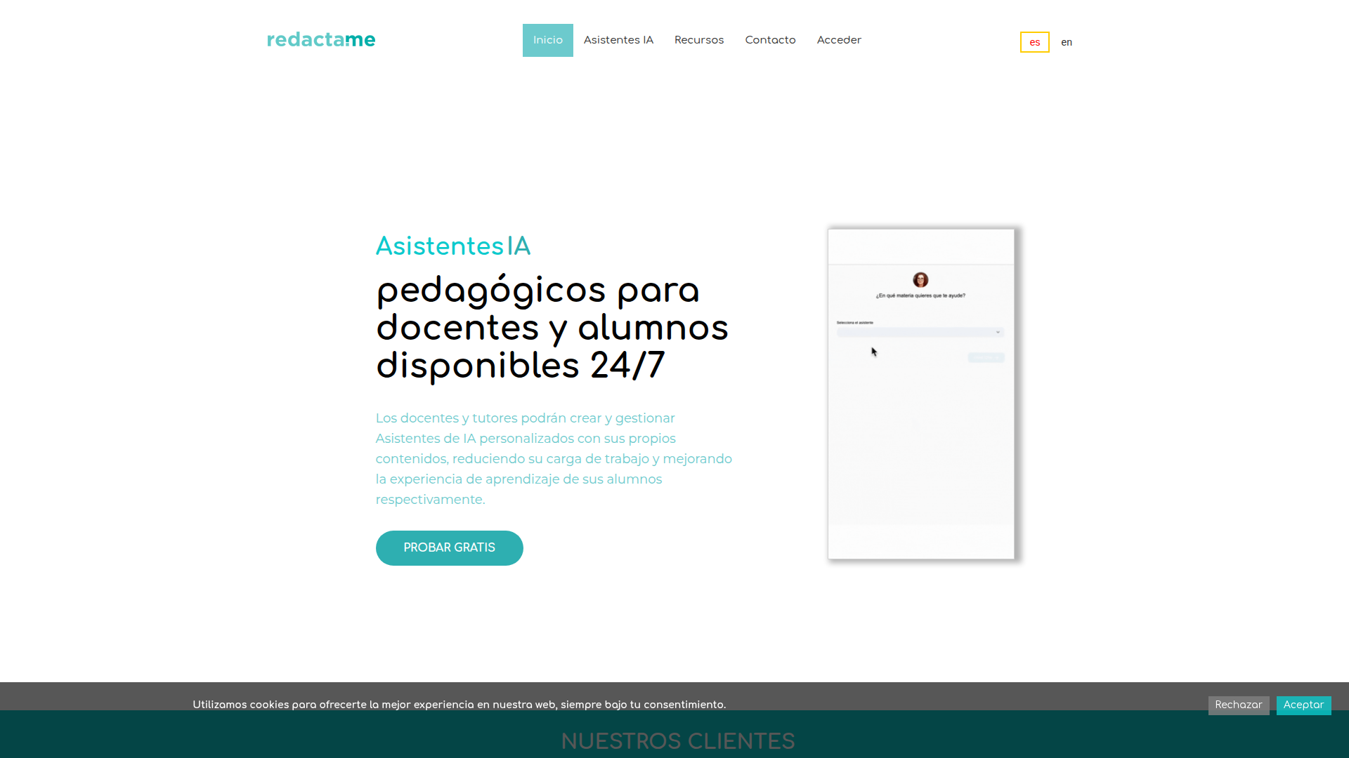 redacta.me screenshot