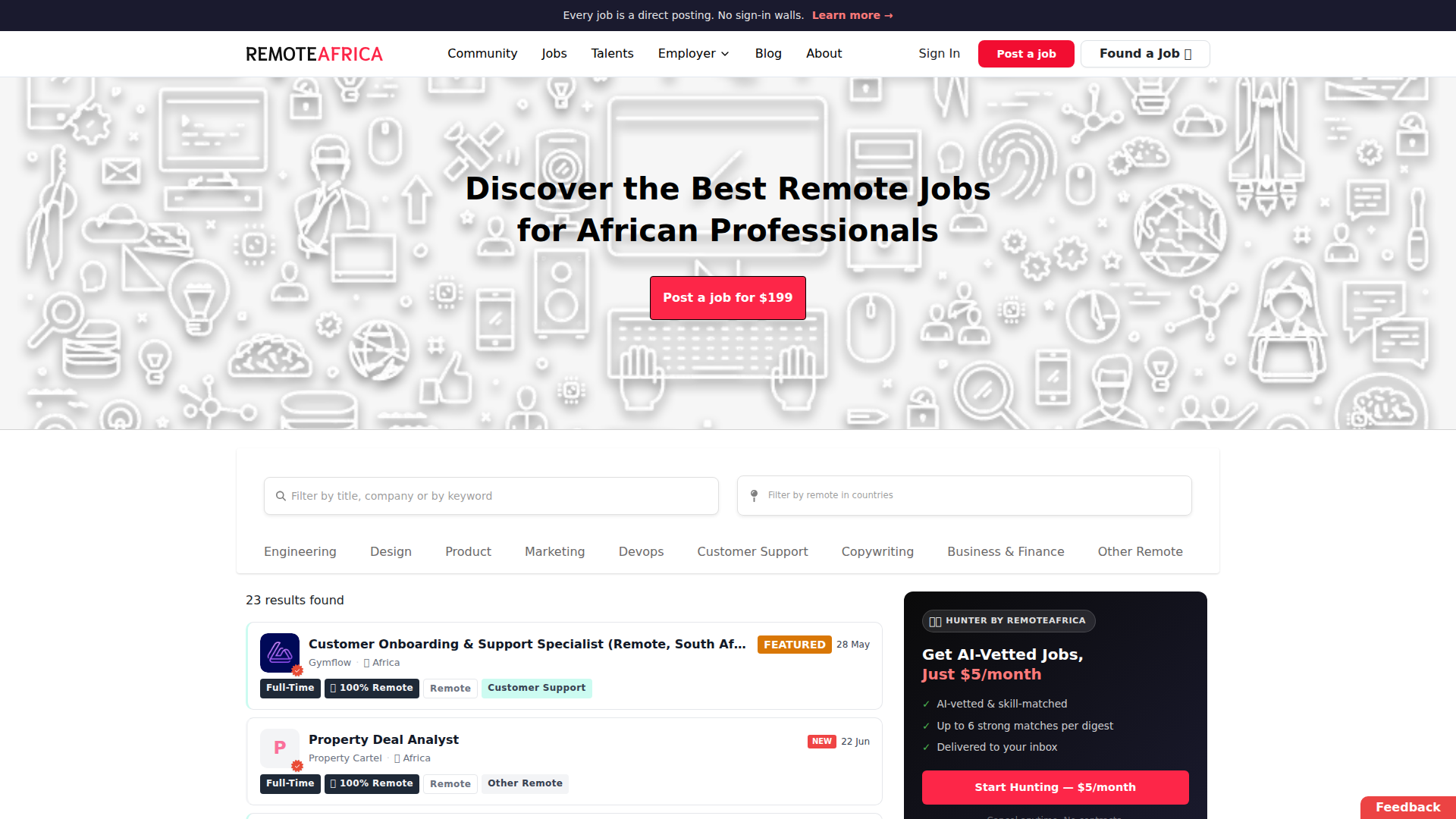 RemoteAfrica screenshot