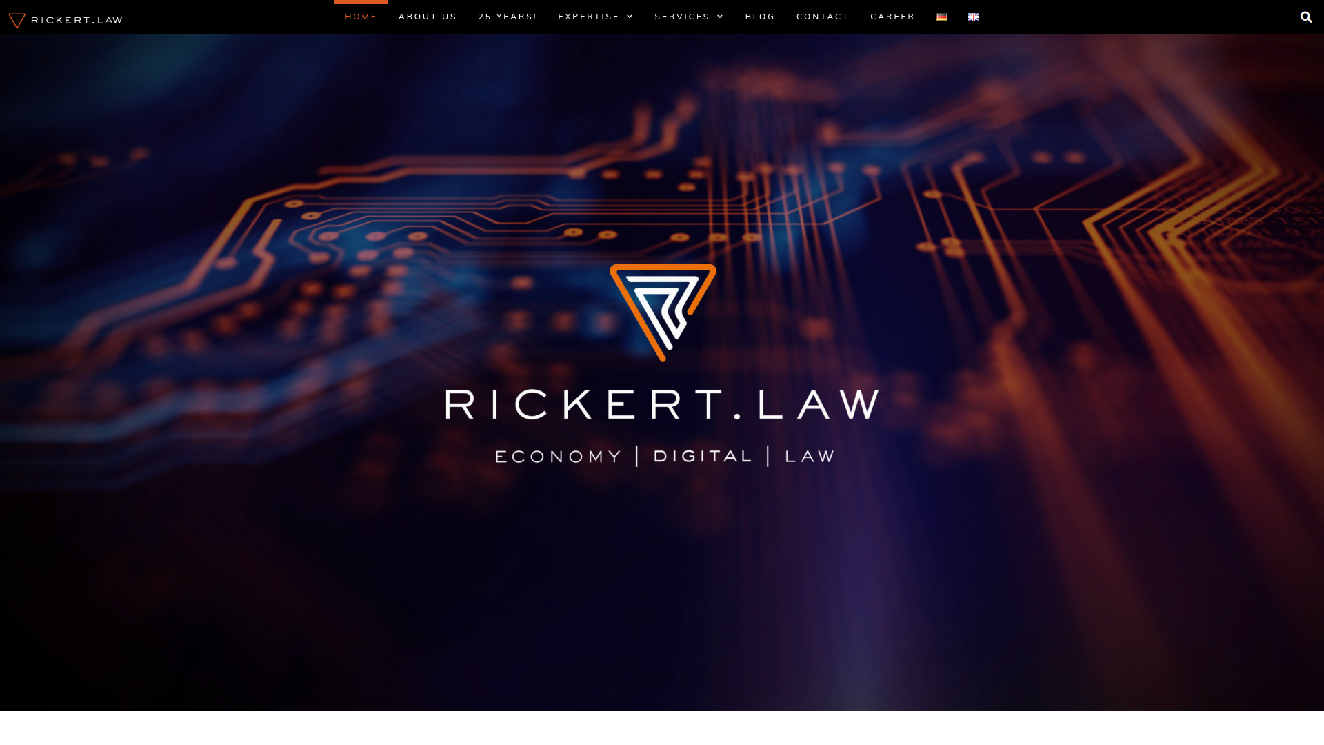 Rickert.law screenshot