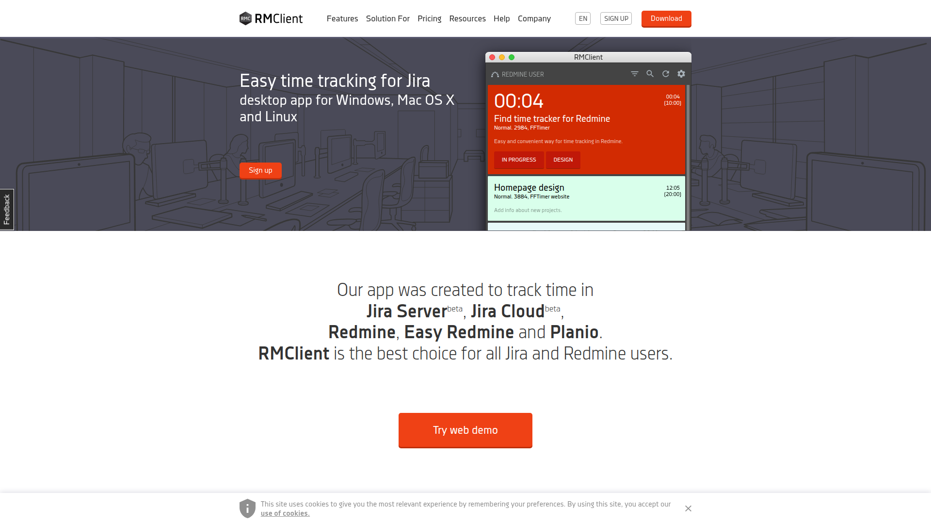 RMClient screenshot