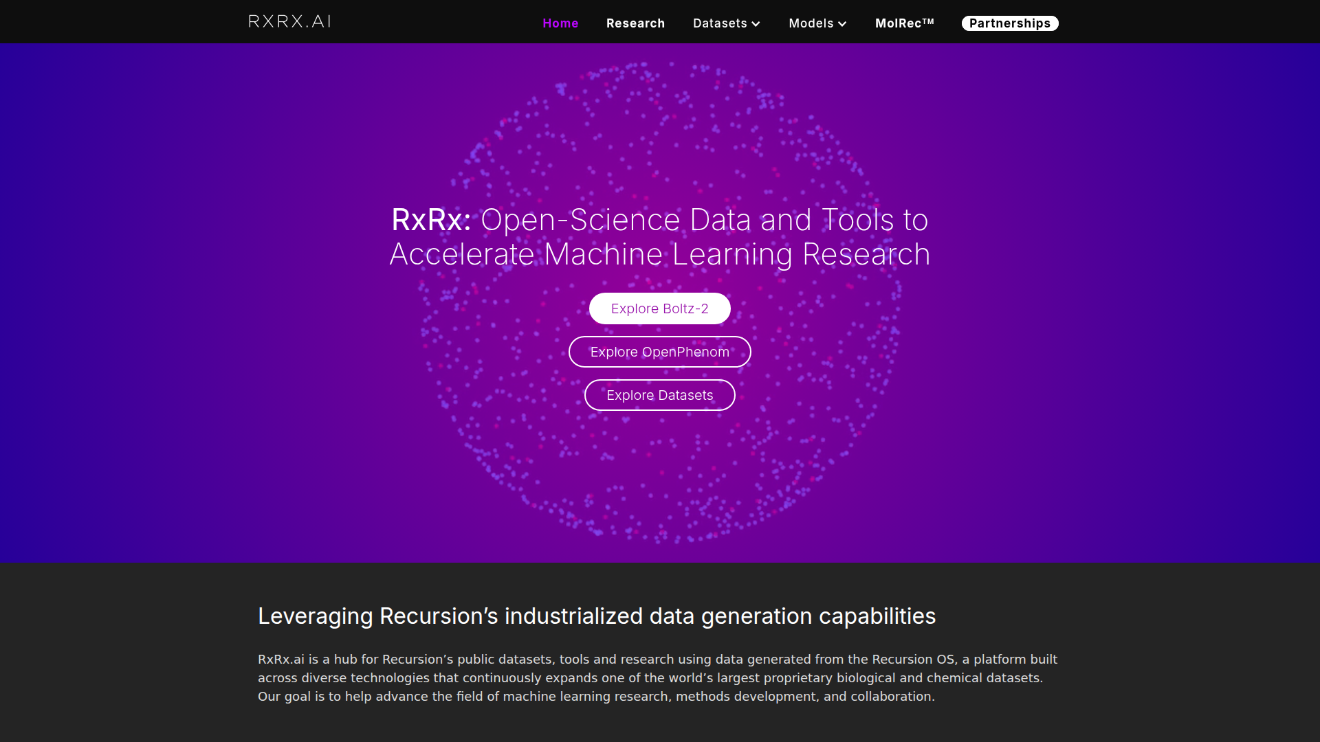 RxRx screenshot