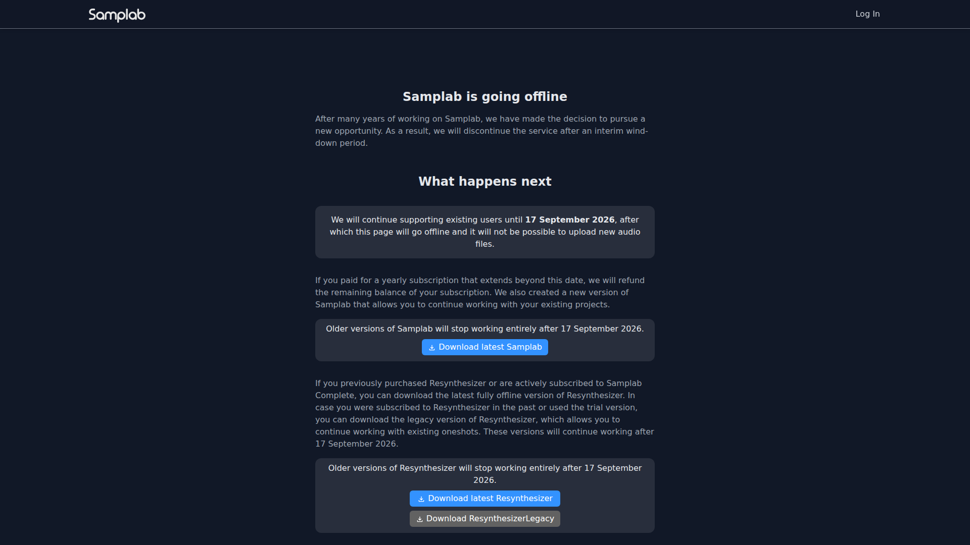 Samplab screenshot