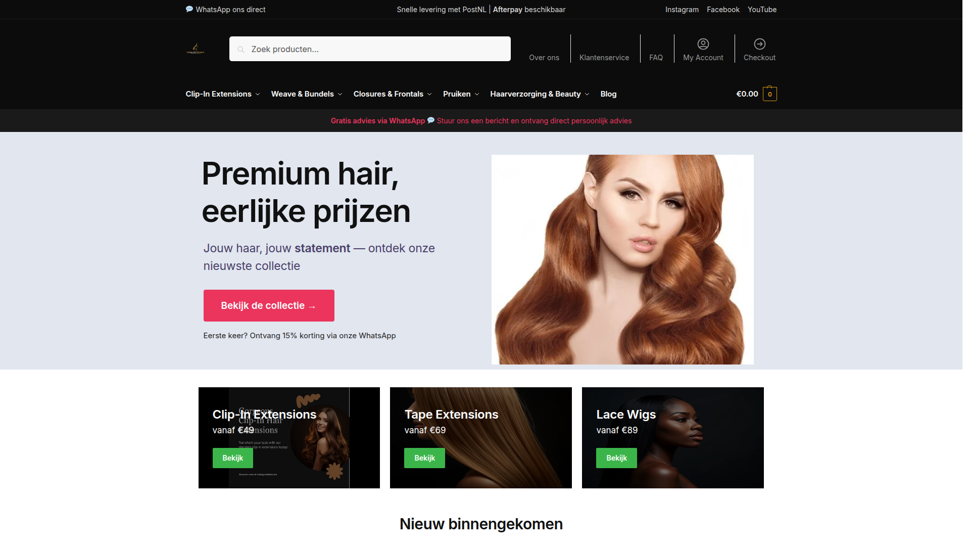 Sam's Hair Extensions screenshot
