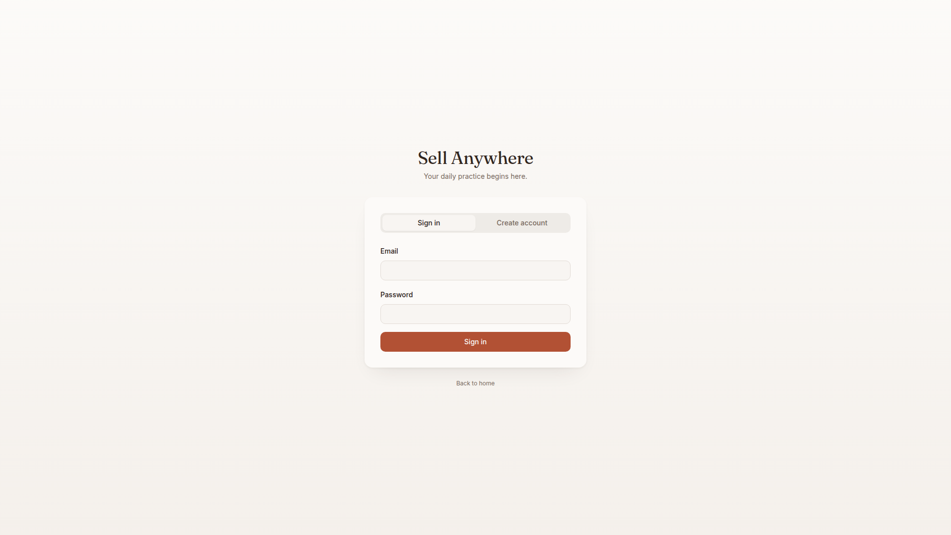 Sell Anywhere screenshot