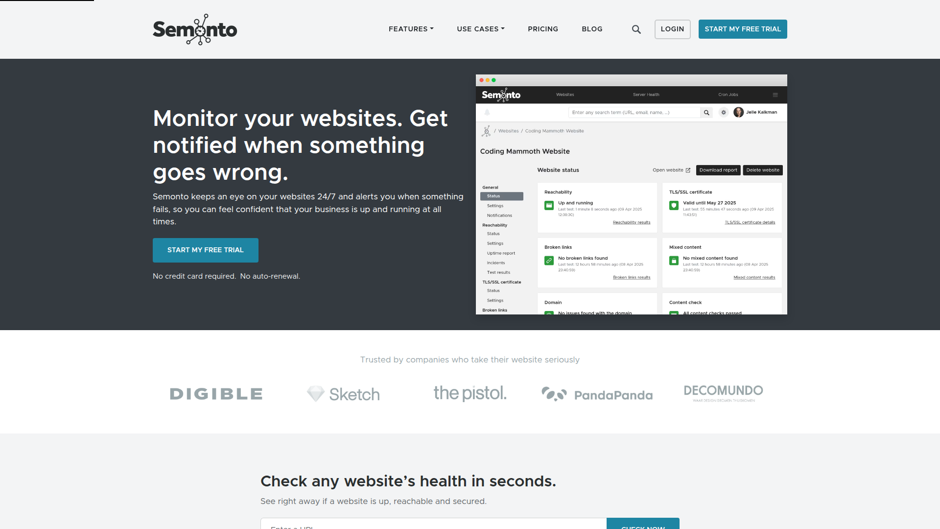 Semonto screenshot