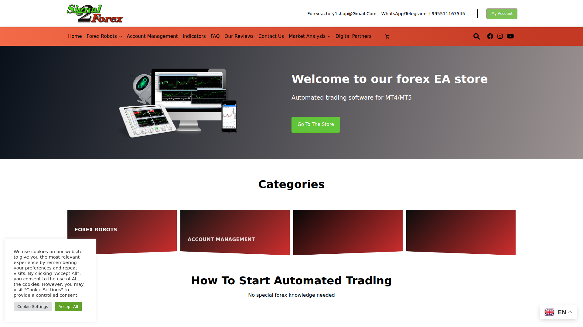 Signal2forex screenshot