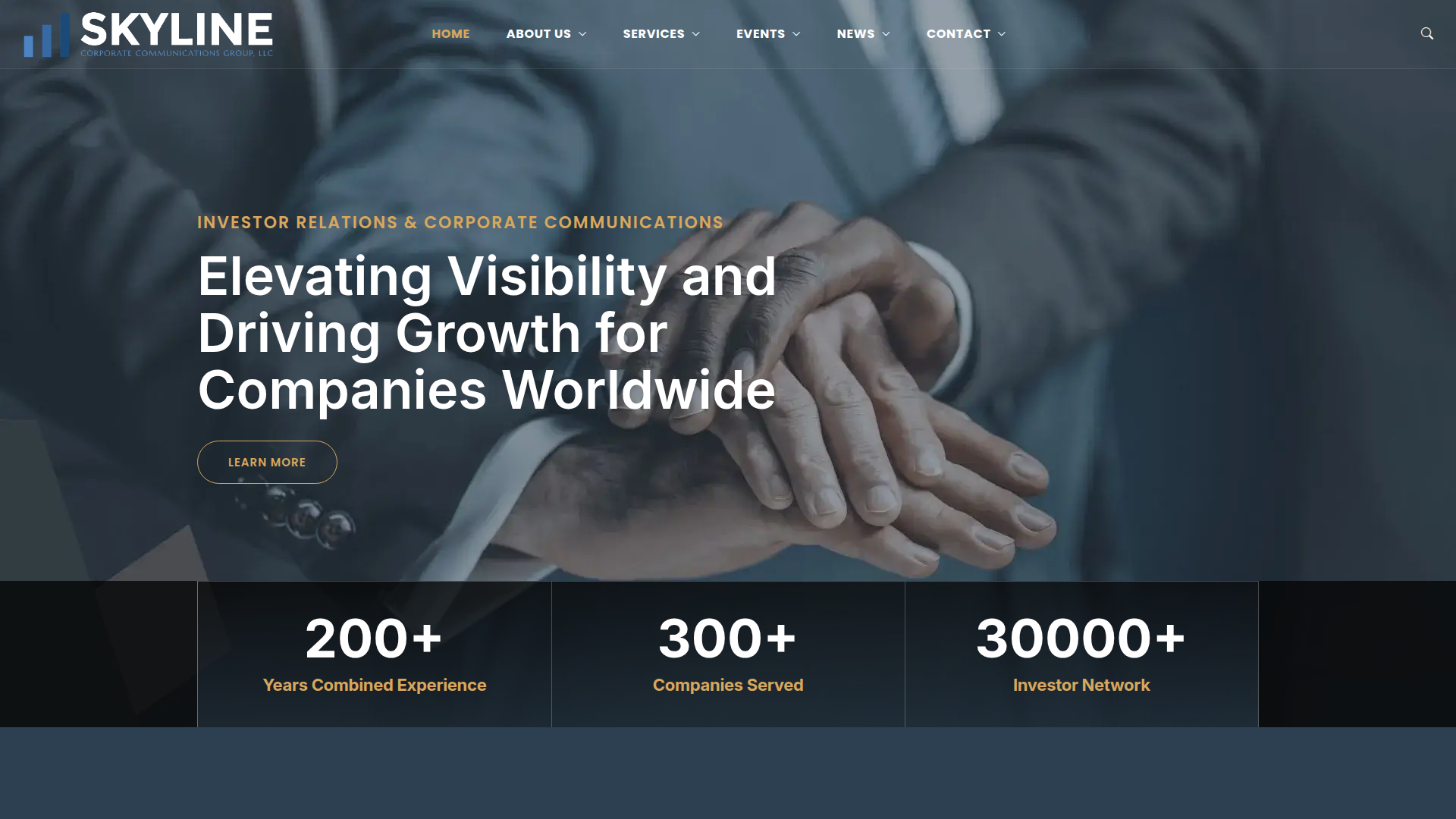 Skyline Corporate Communications screenshot