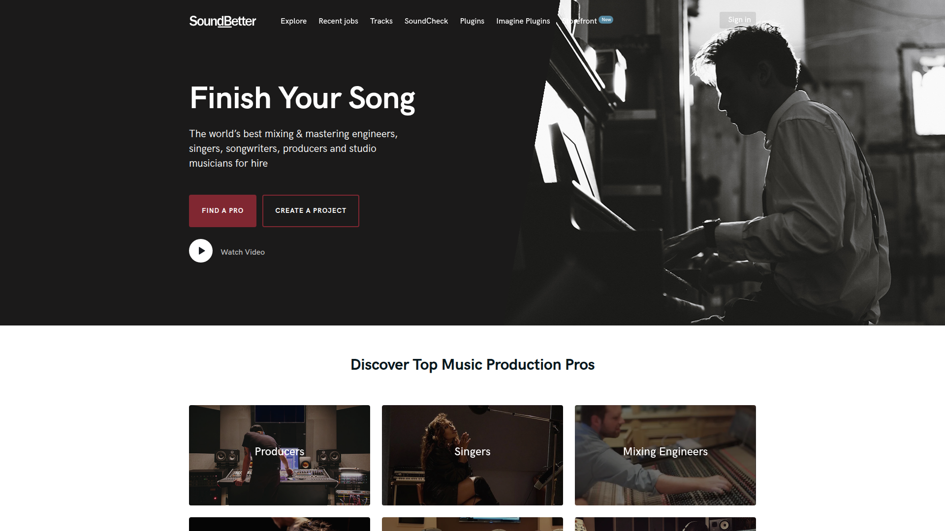 SoundBetter screenshot