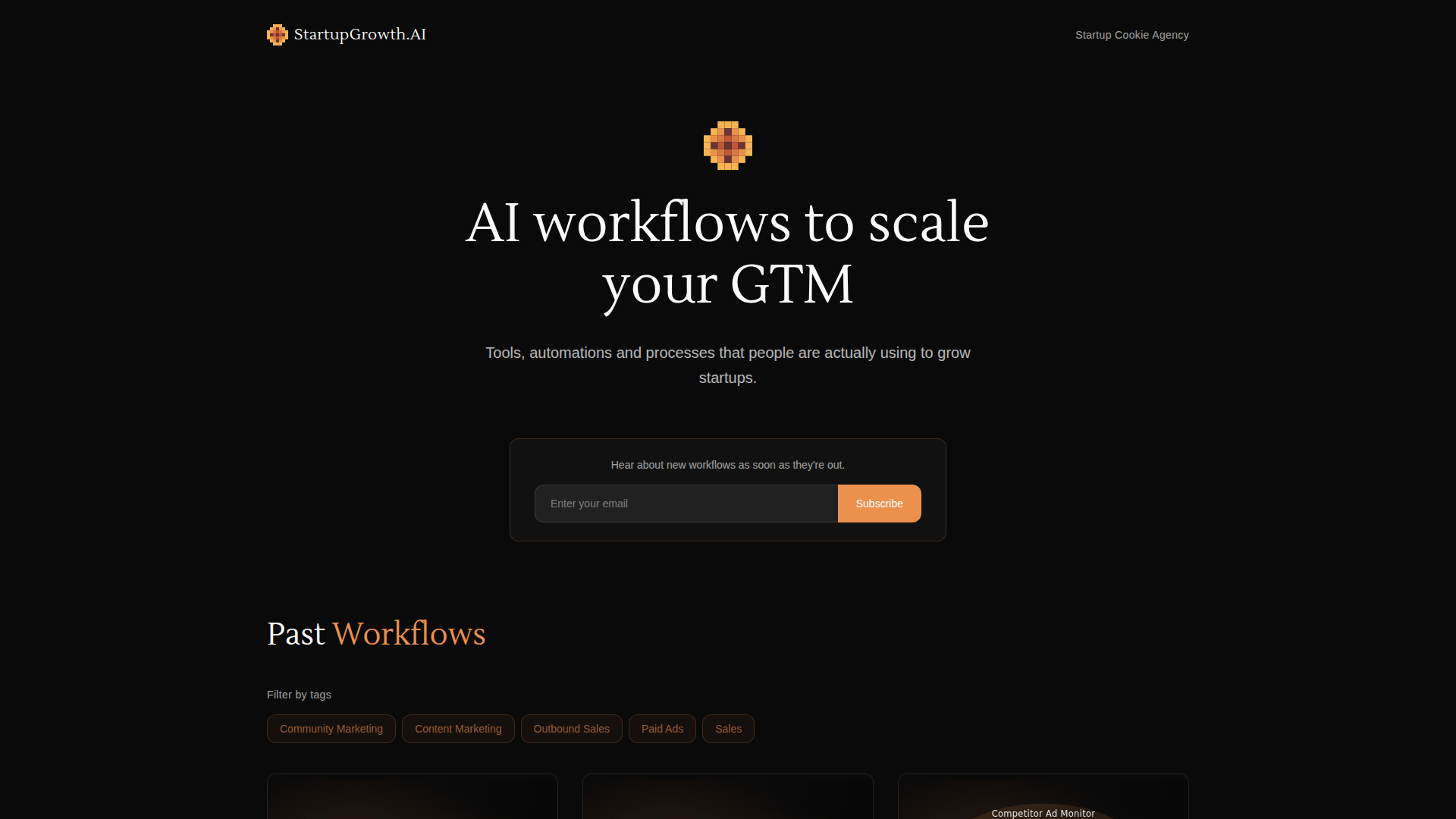 StartupGrowth.AI screenshot