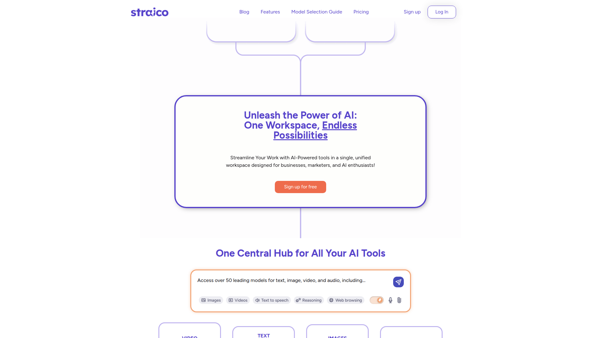 Straico screenshot
