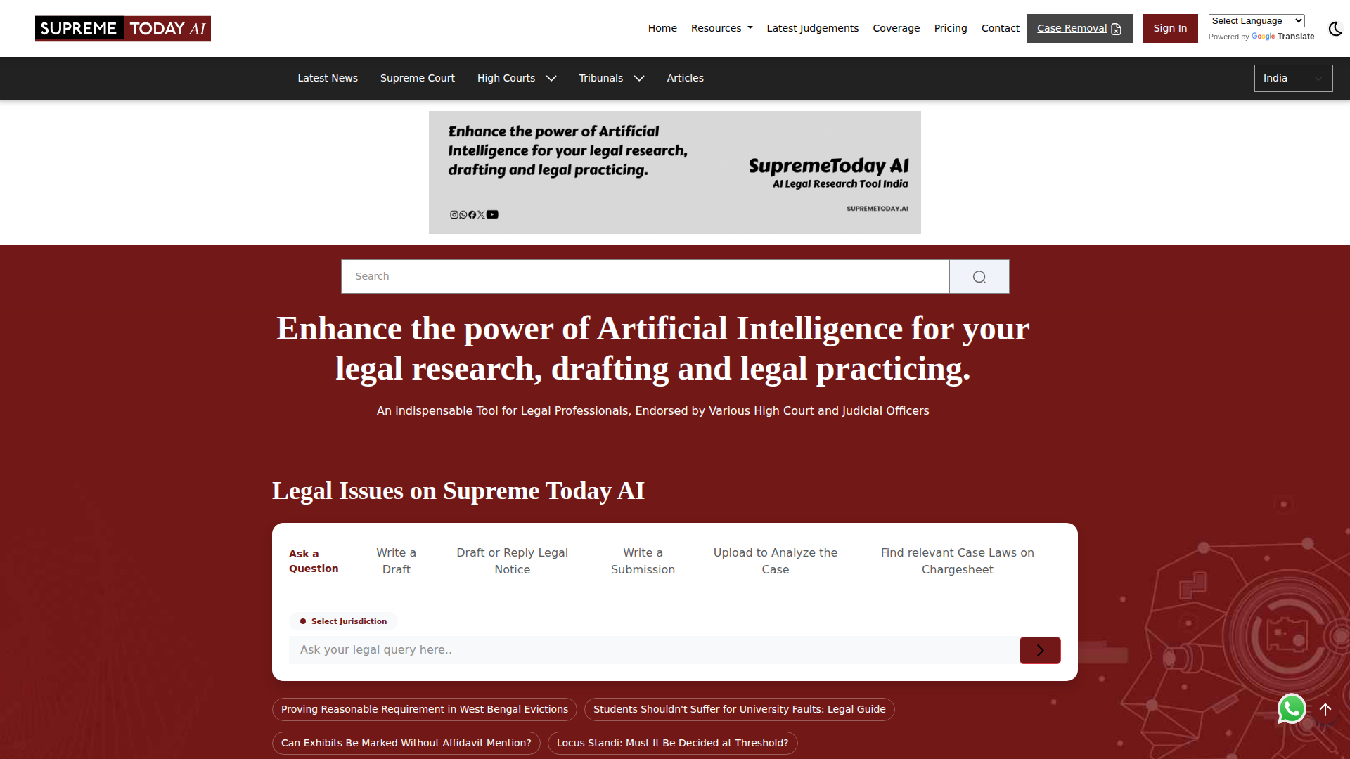 Supreme Today AI screenshot