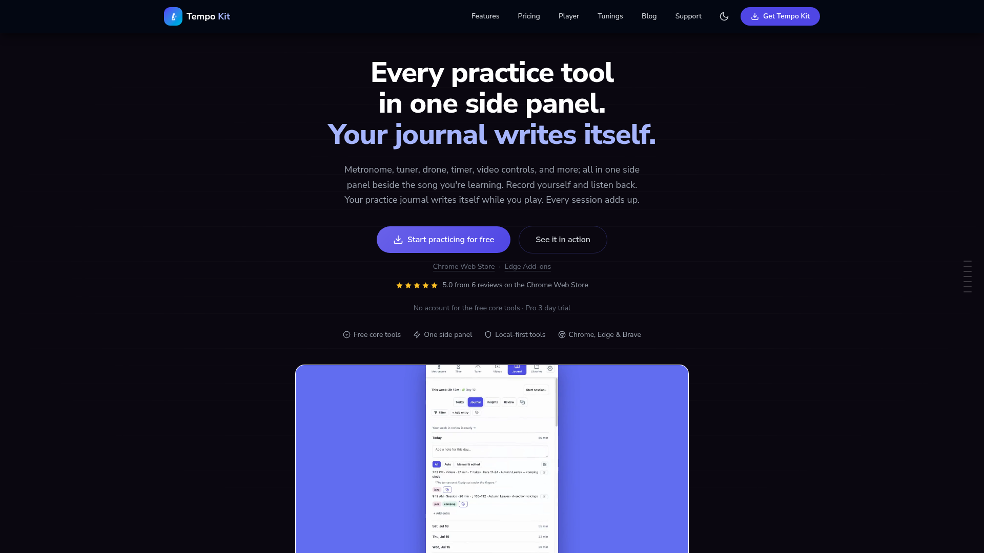 Tempo Kit screenshot