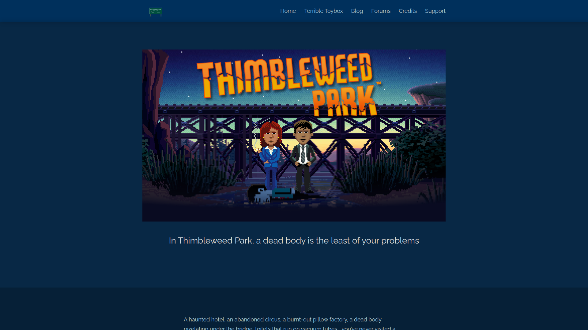 Thimbleweed Park screenshot