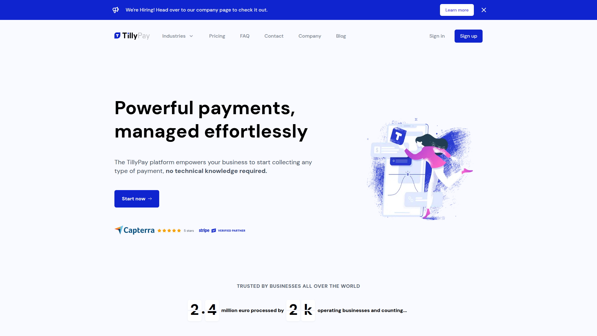 TillyPay screenshot