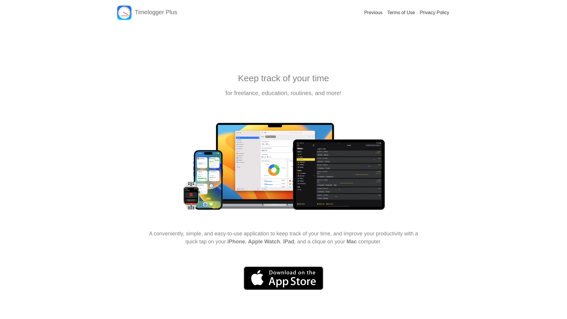 Timelogger Plus screenshot