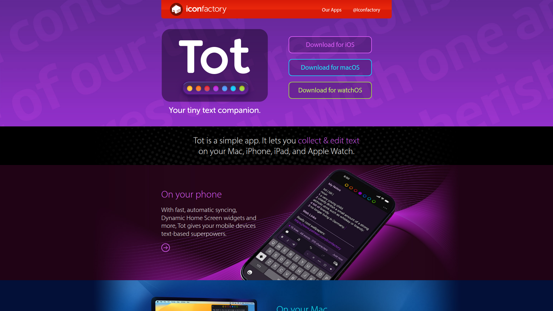 Tot screenshot