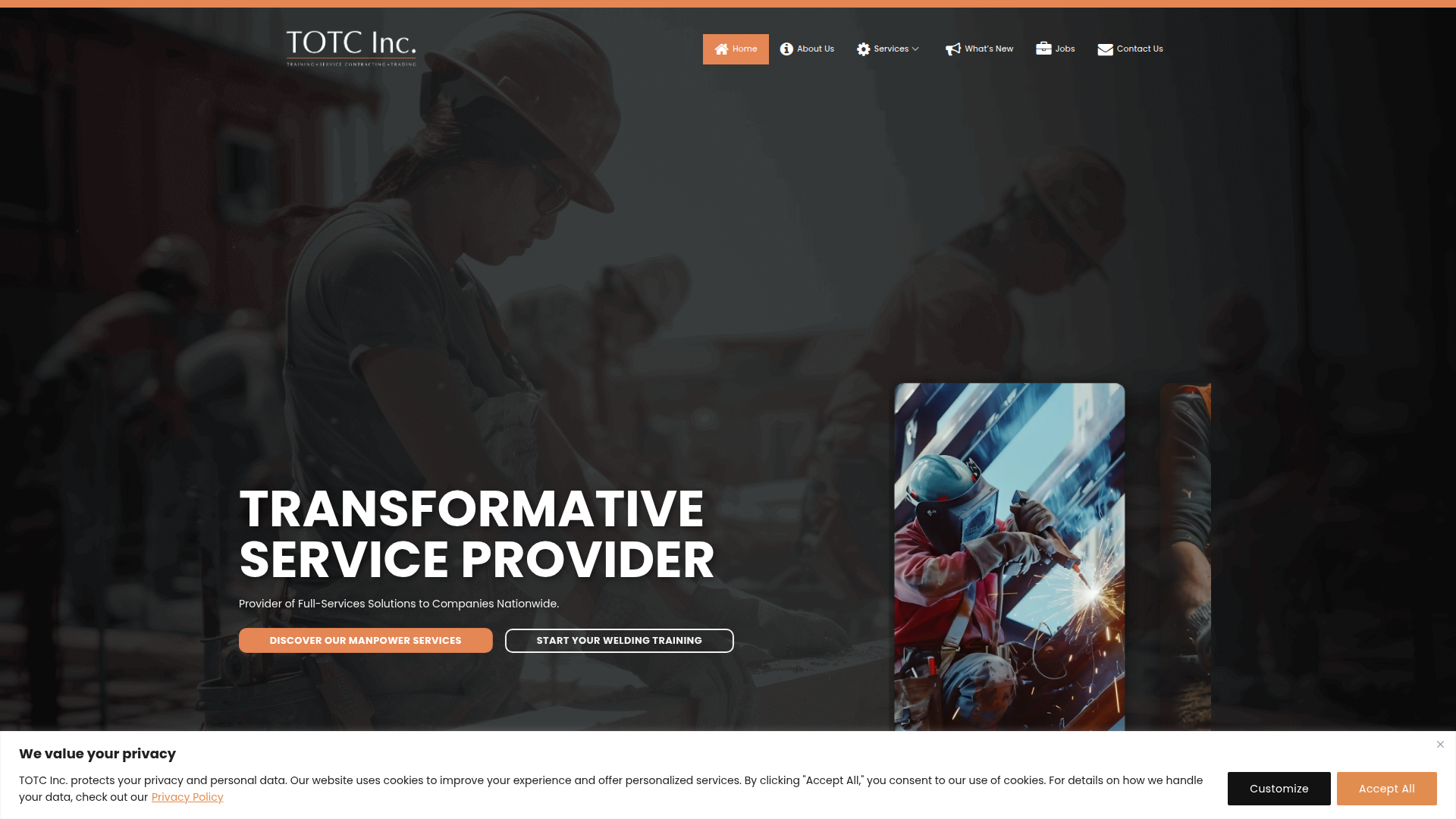 TOTC Inc. screenshot