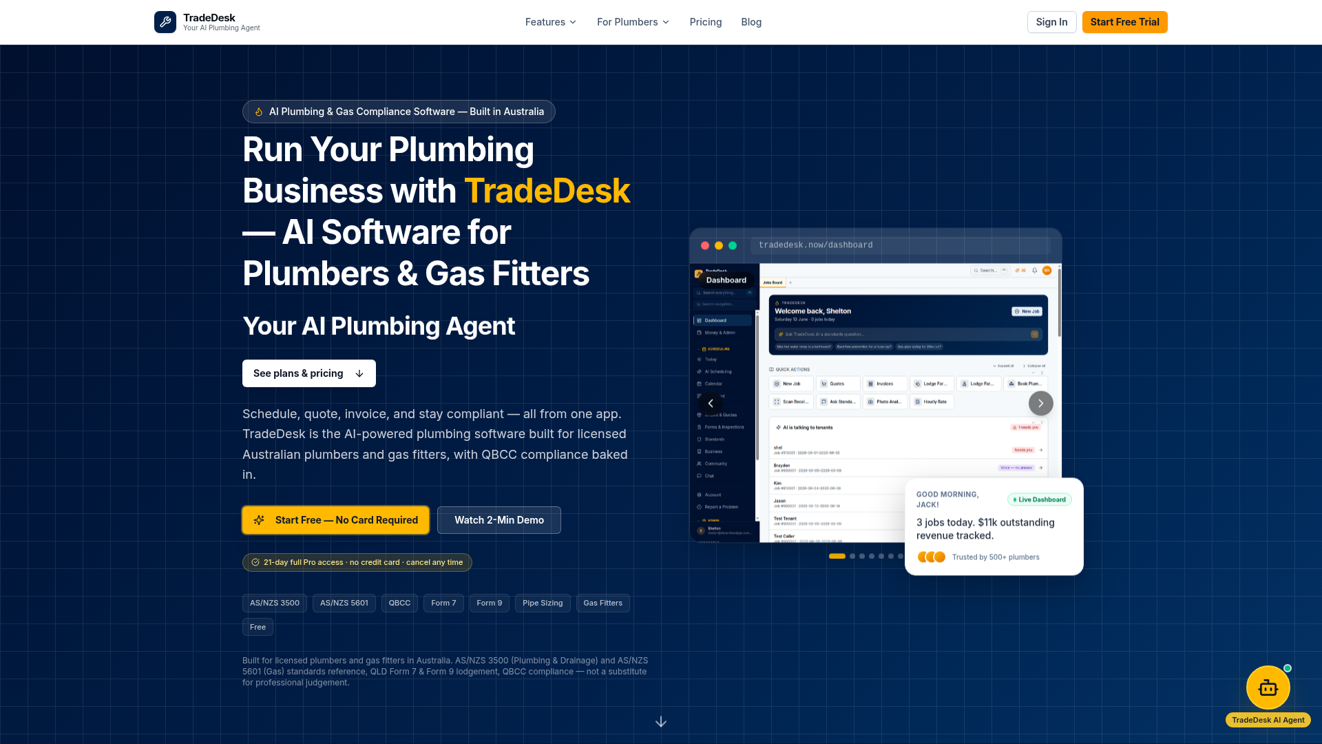 TradeDesk.now screenshot