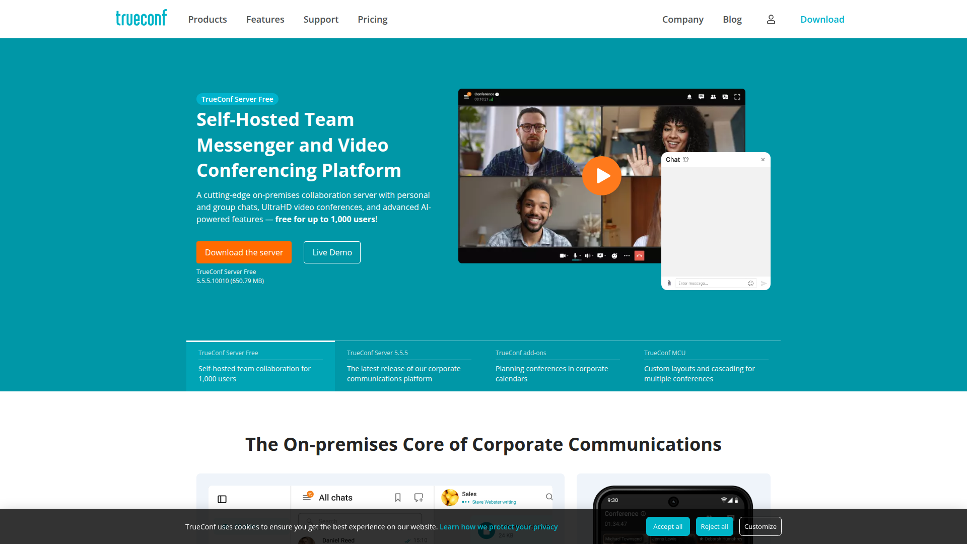 TrueConf screenshot