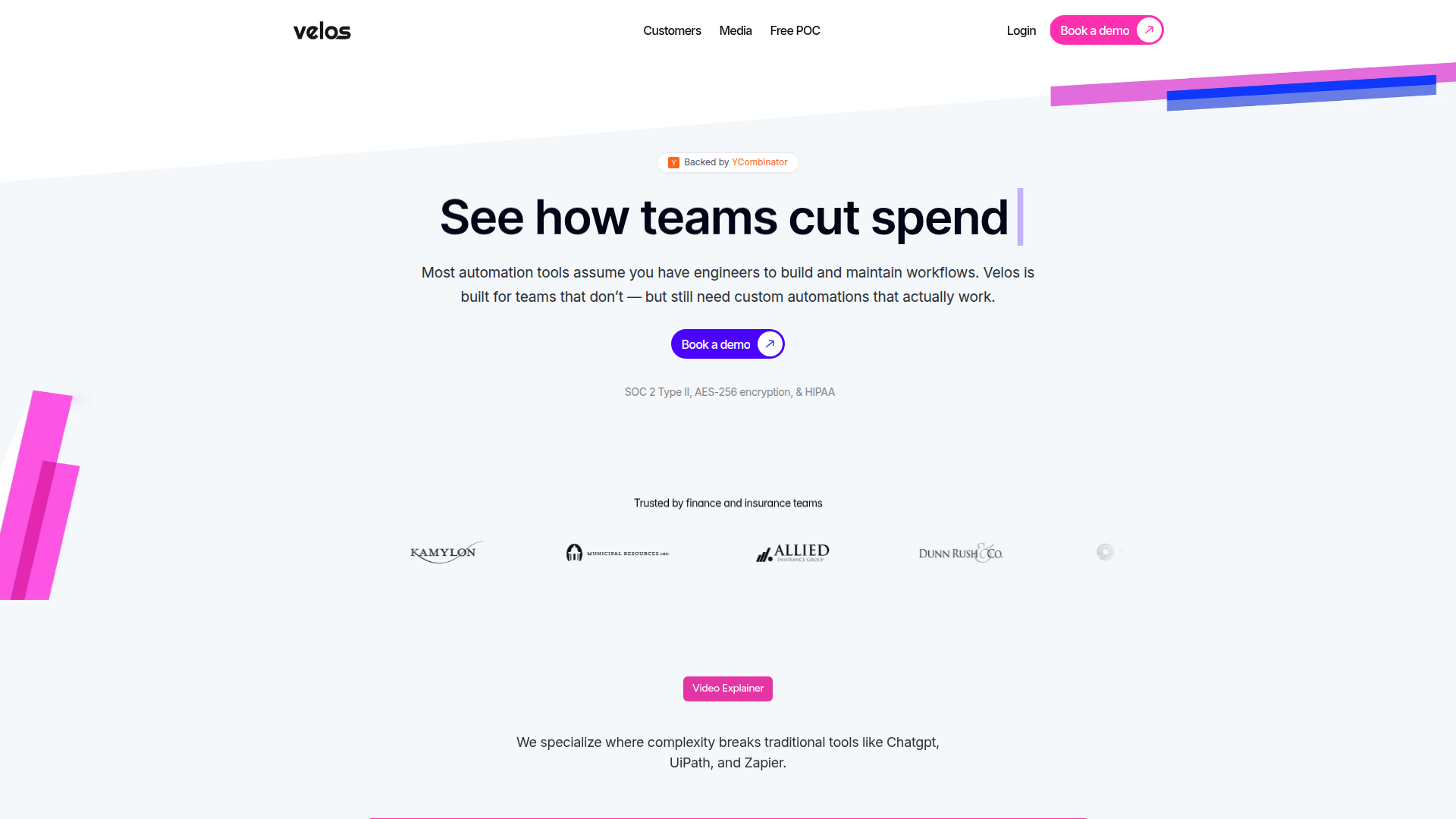 Velos screenshot
