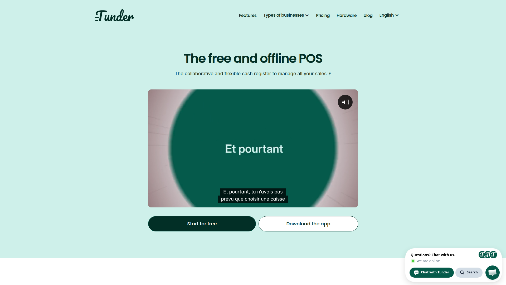 Tunder screenshot