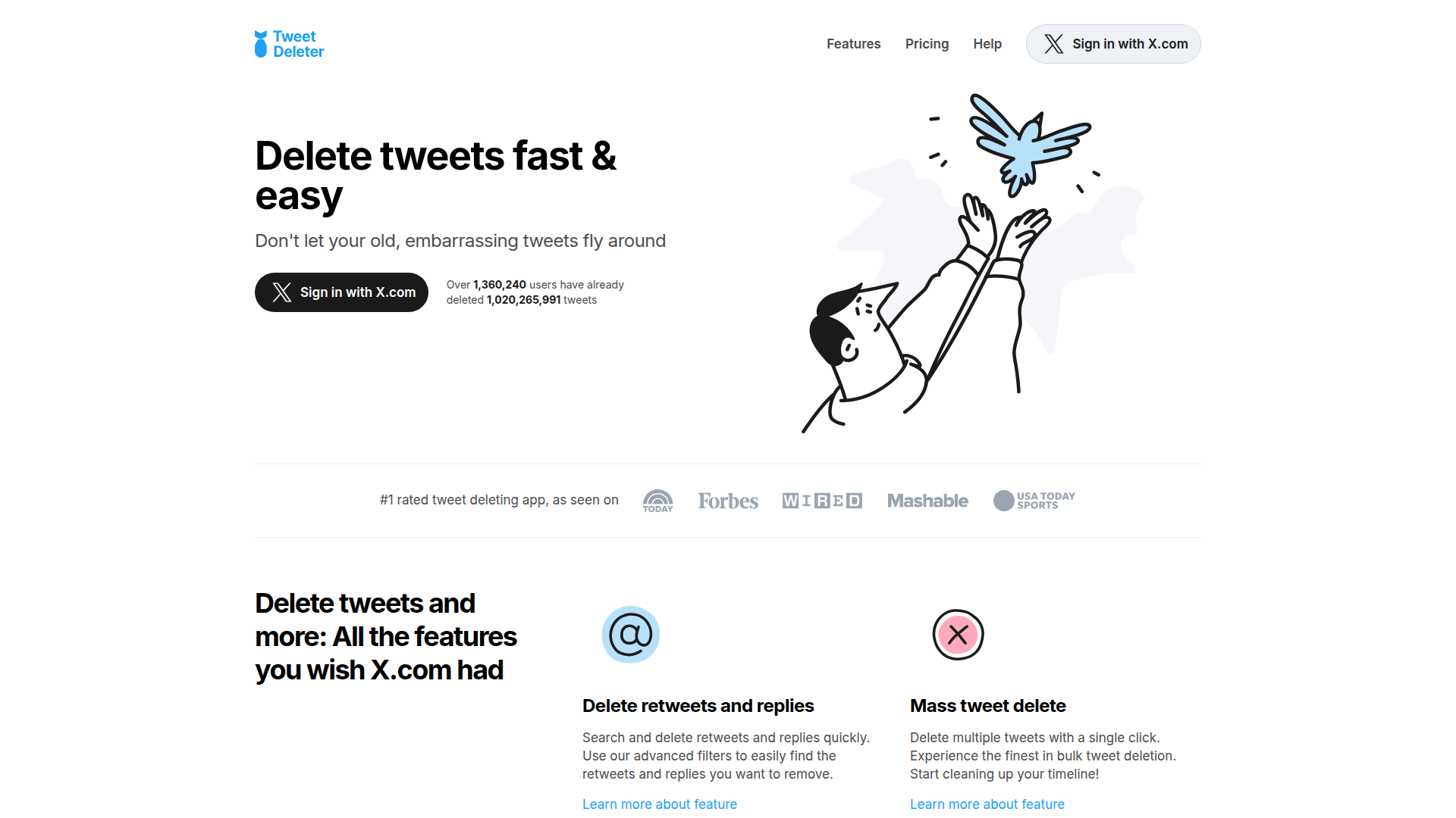TweetDeleter screenshot