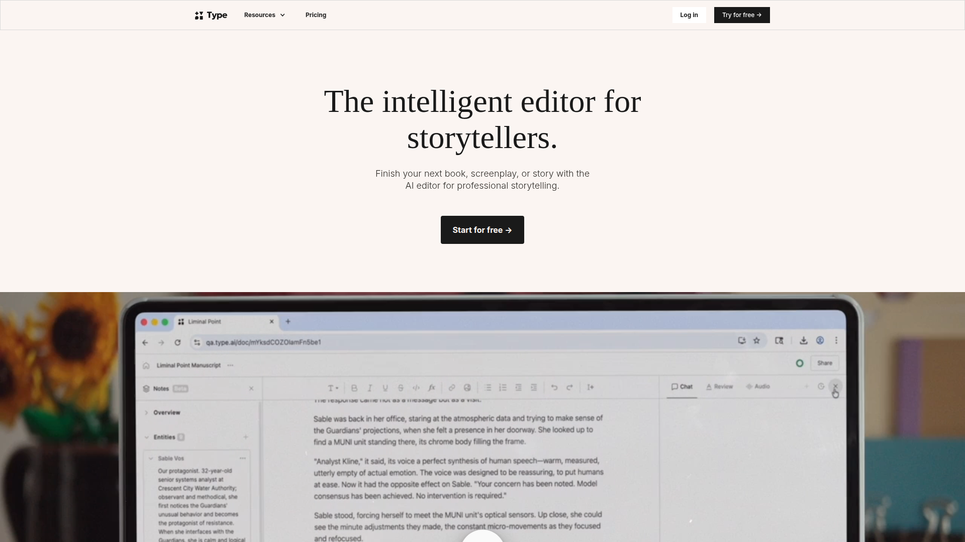 Type.ai screenshot