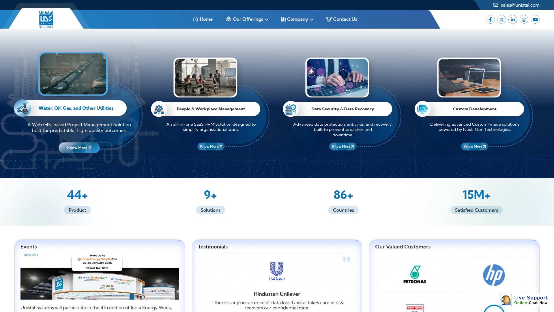 Unistal Systems screenshot