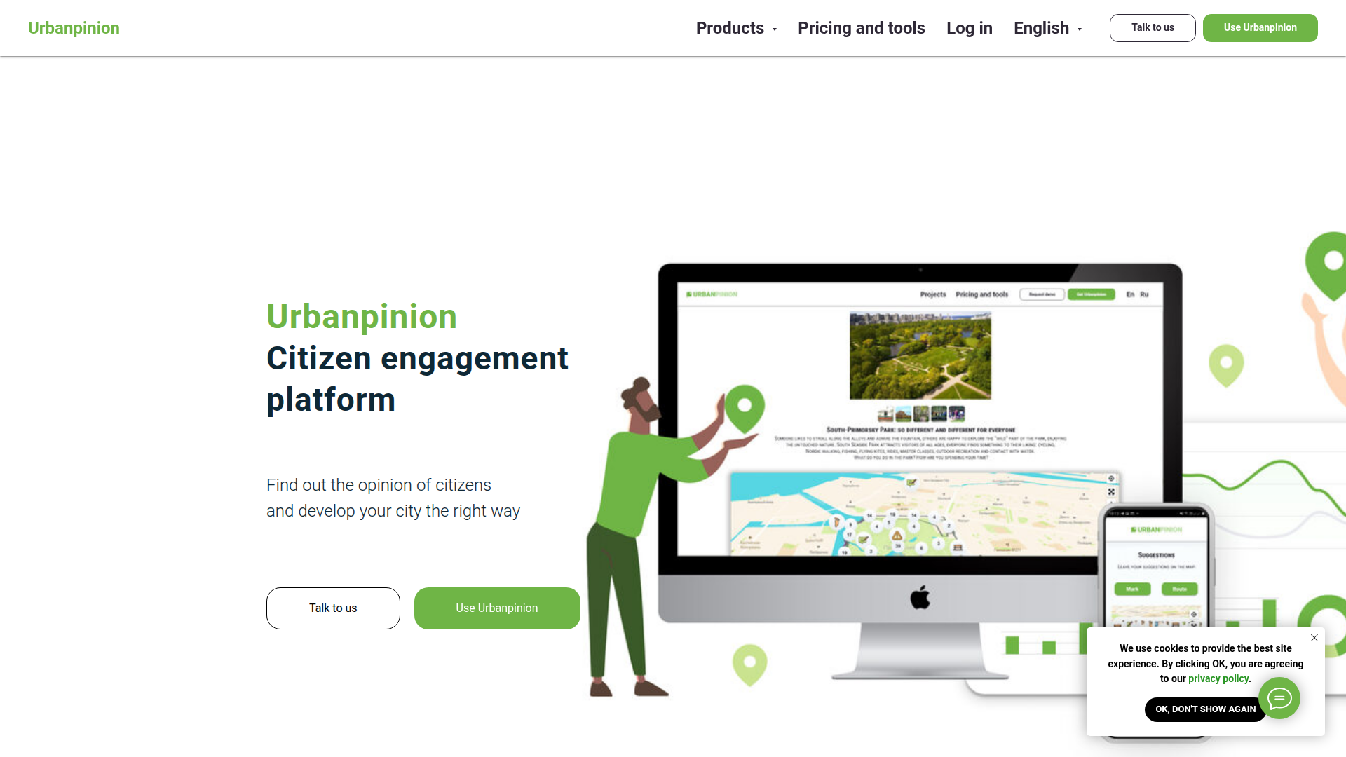 Urbanpinion screenshot