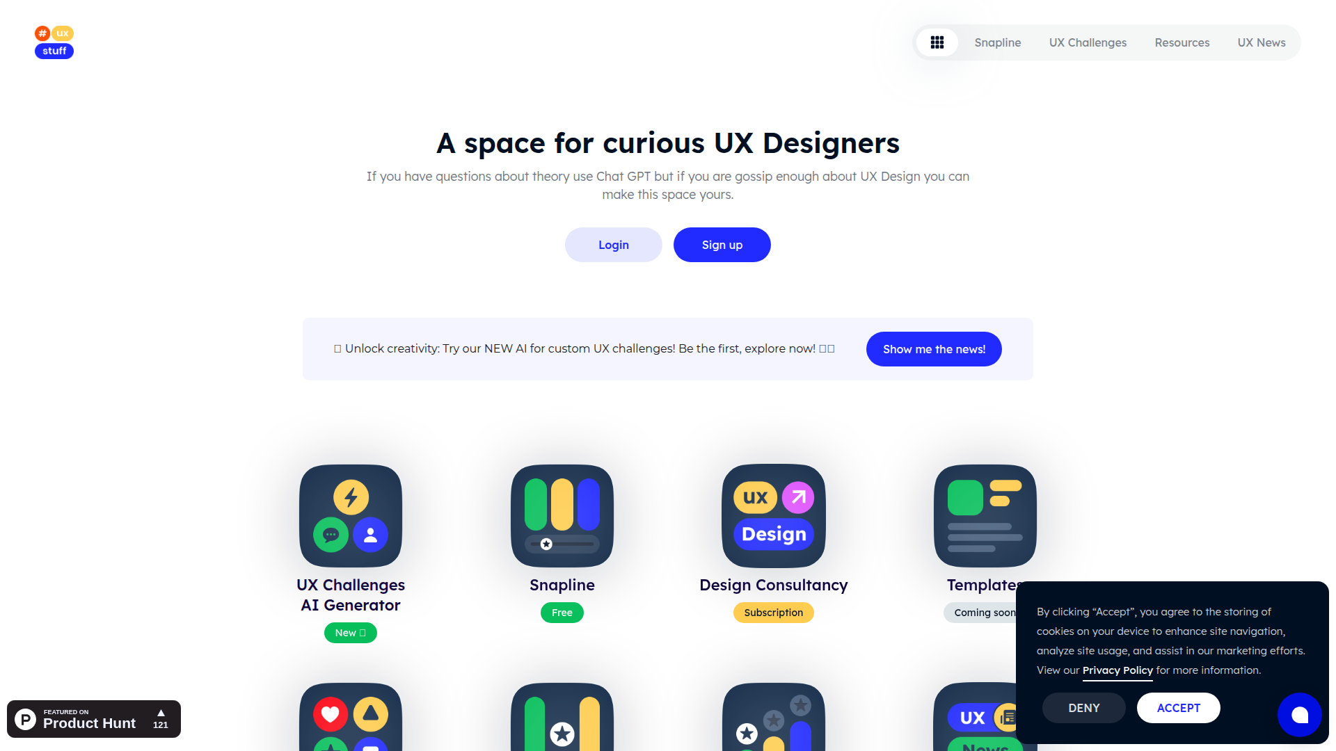 UX Stuff screenshot