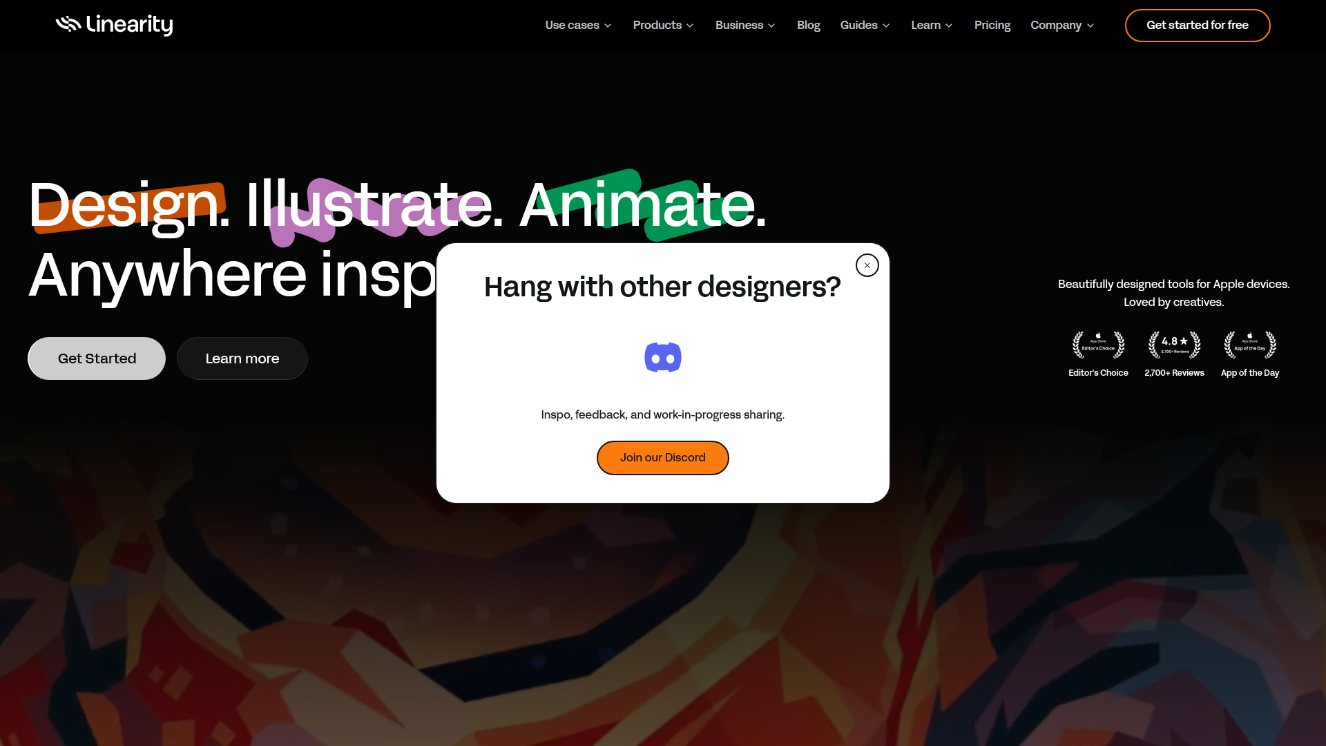 Linearity screenshot