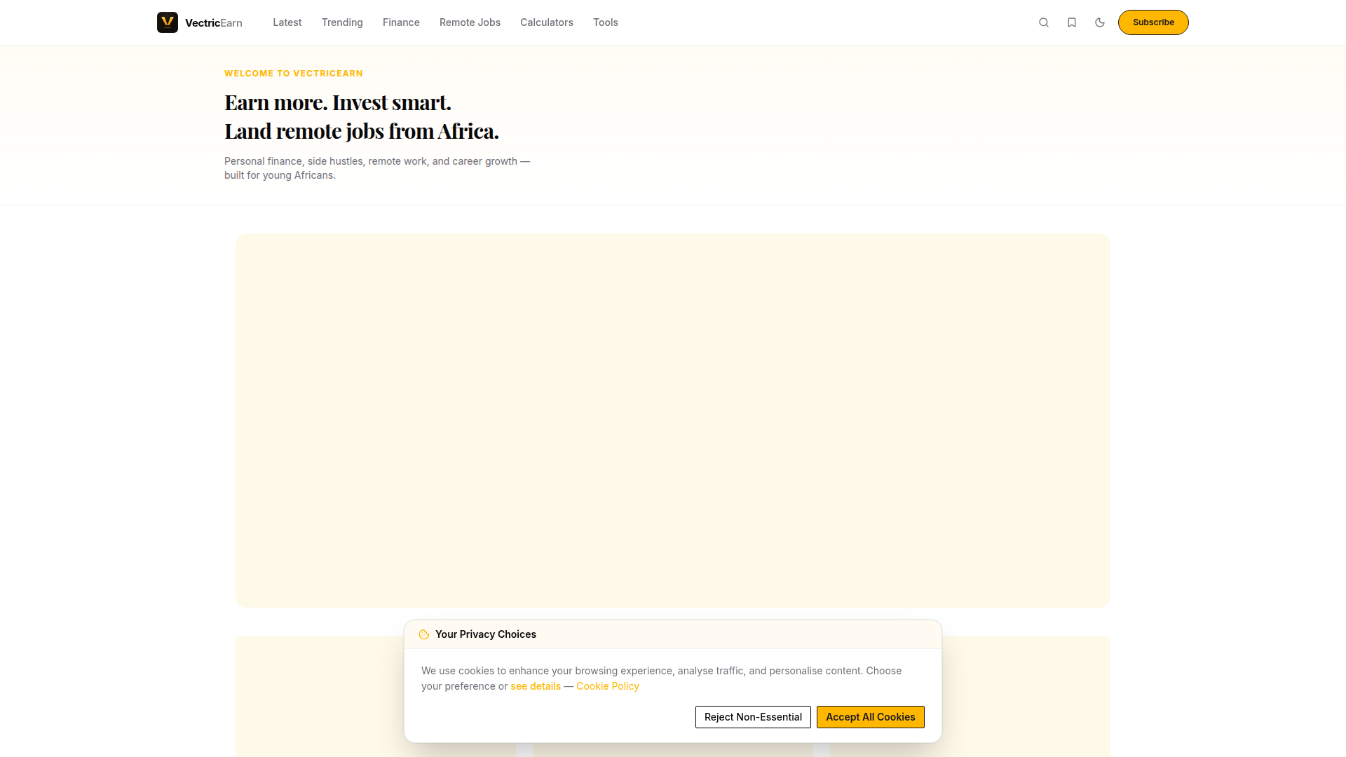 VectricEarn screenshot