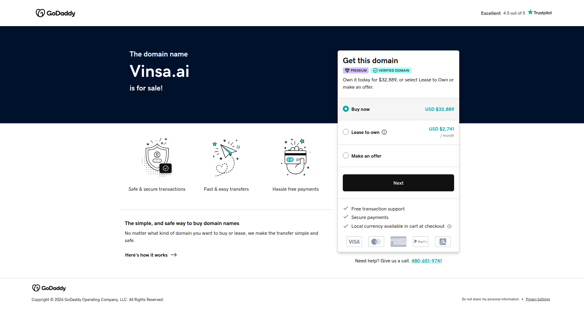 vinsa.ai screenshot