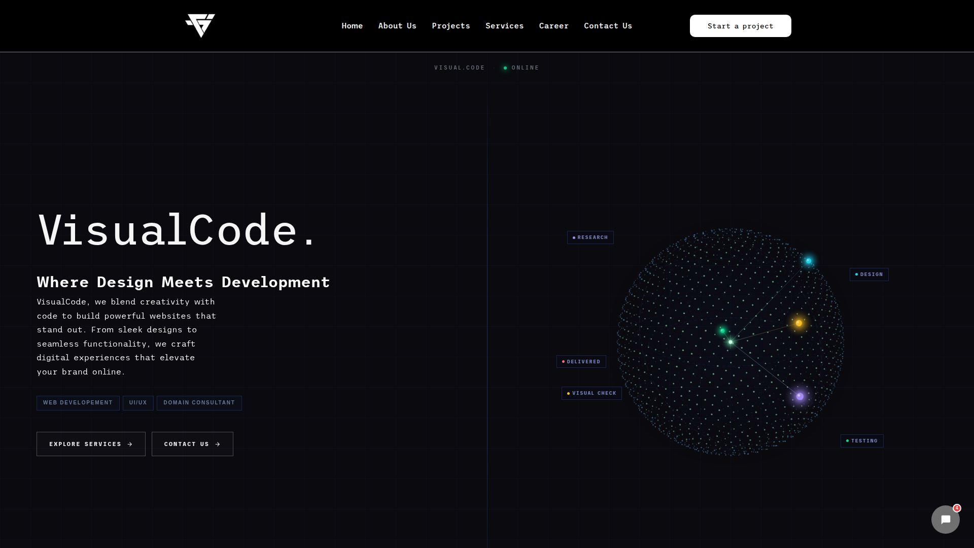 Visualcode screenshot