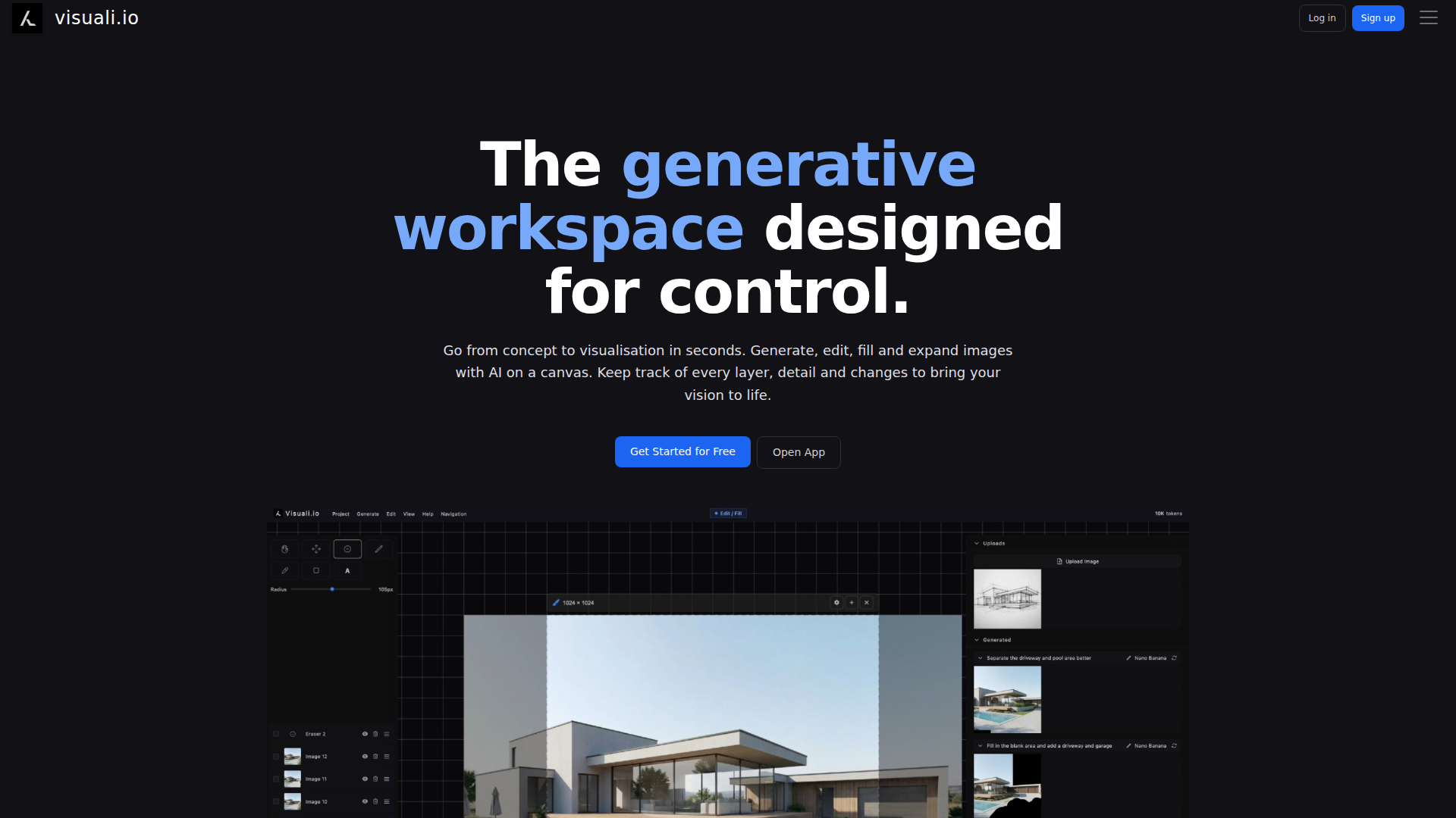 Visuali screenshot