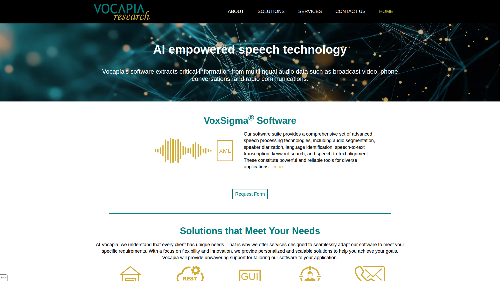 Vocapia screenshot
