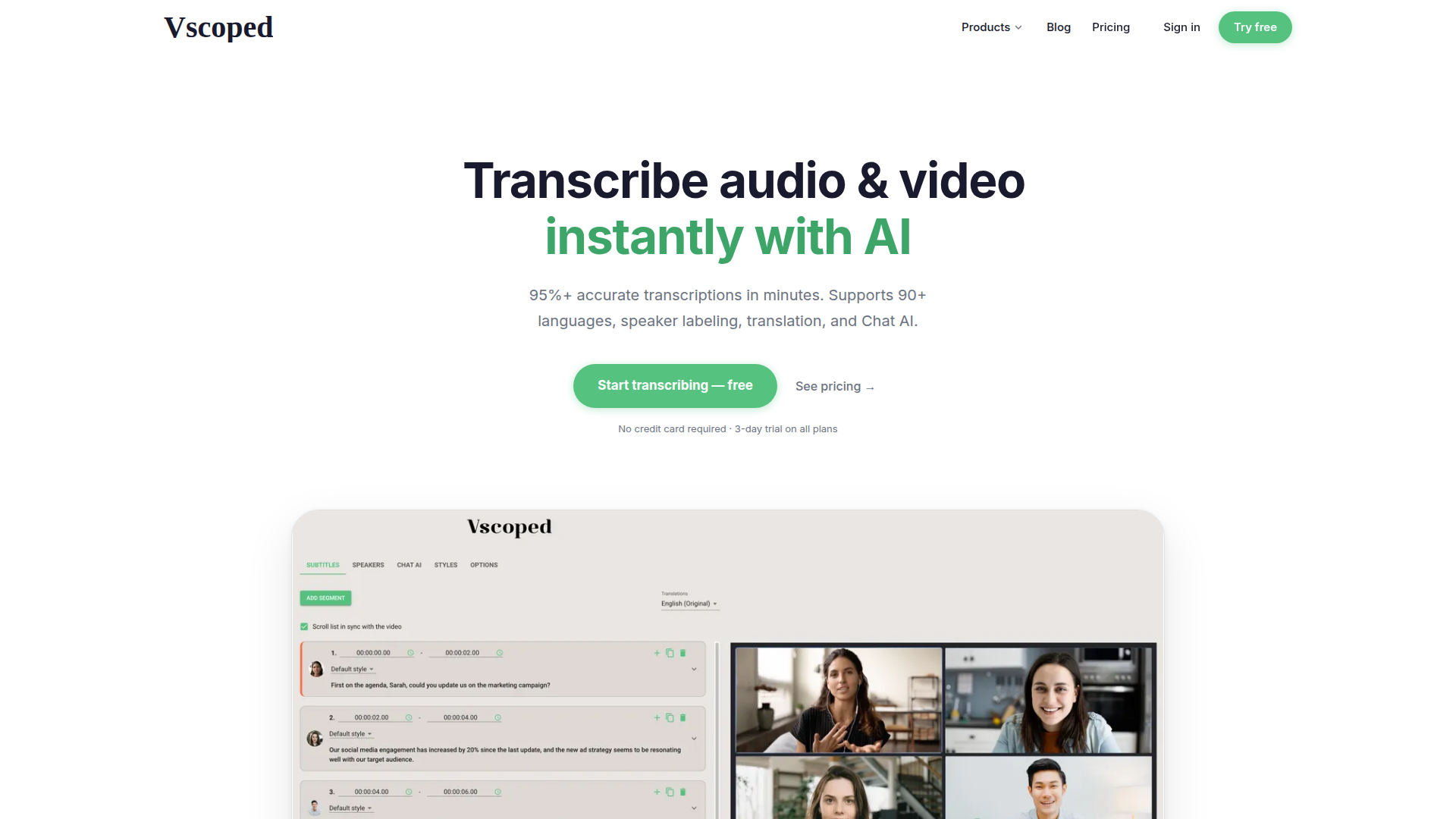 Vscoped screenshot