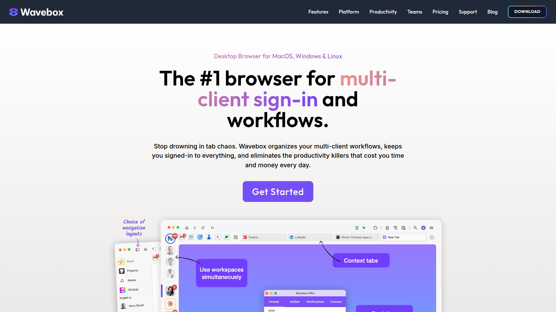Wavebox screenshot