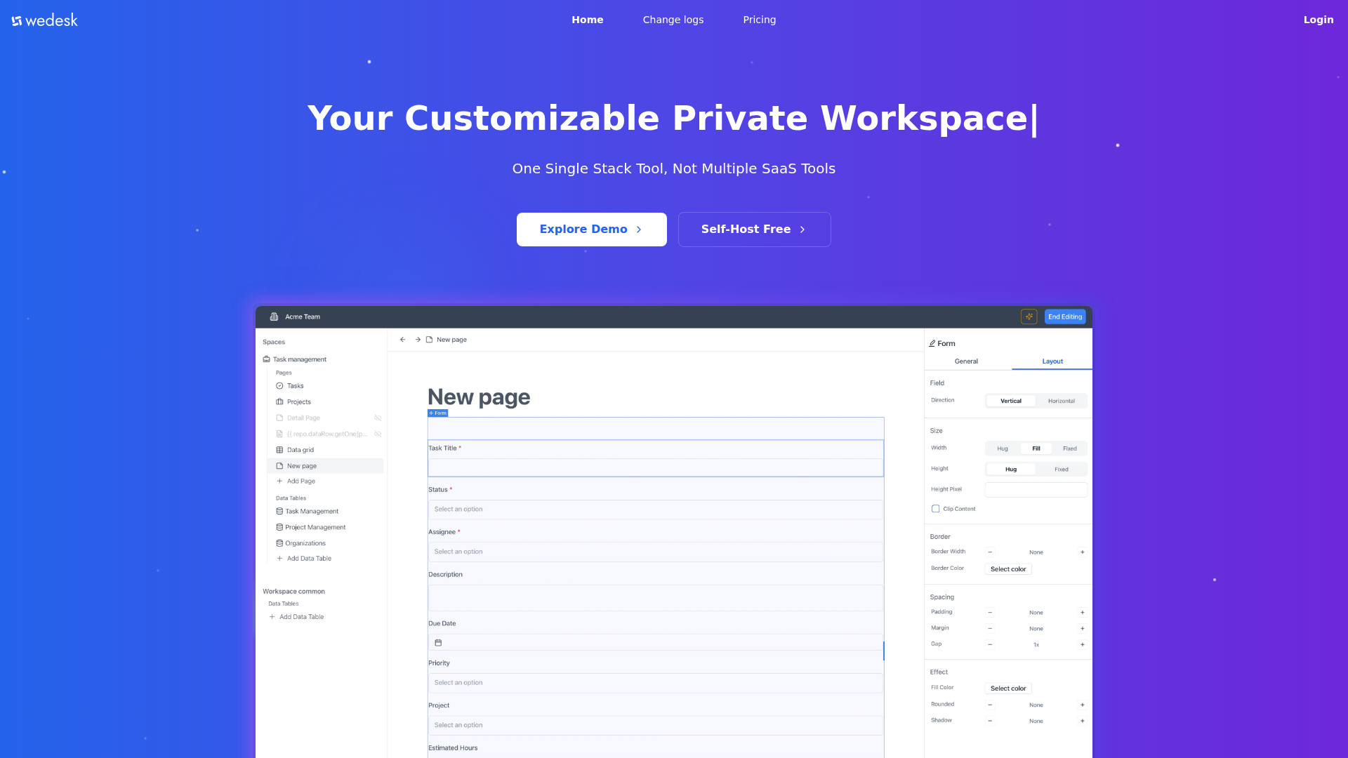 WeDesk screenshot