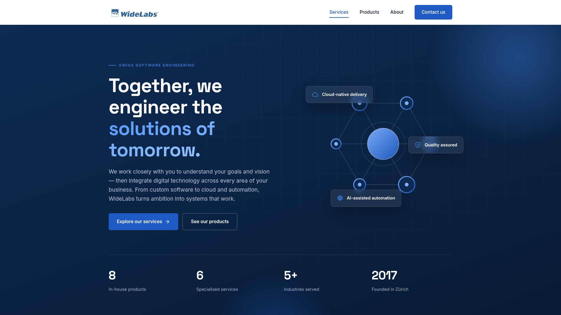 WideLabs screenshot