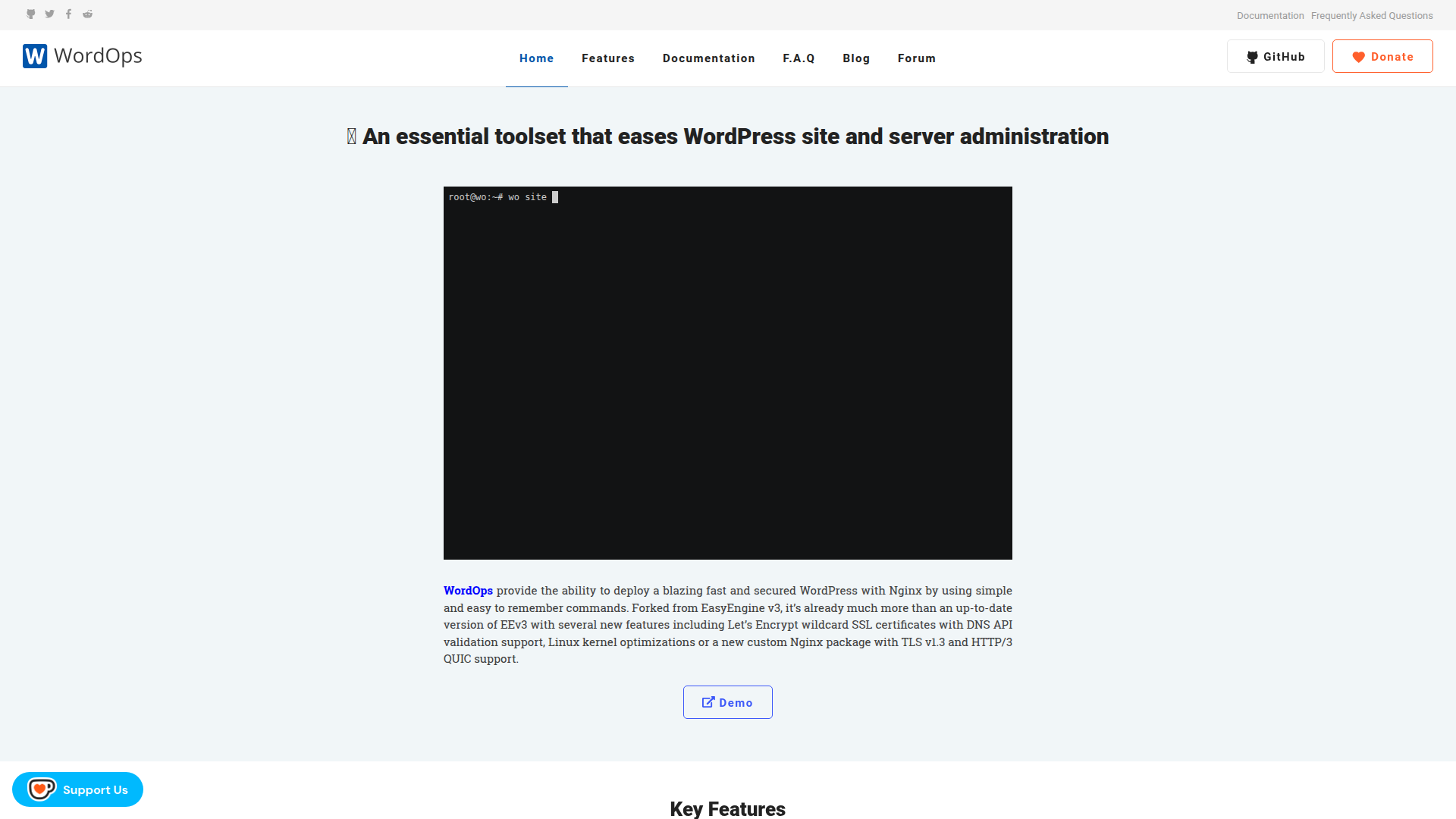 WordOps screenshot