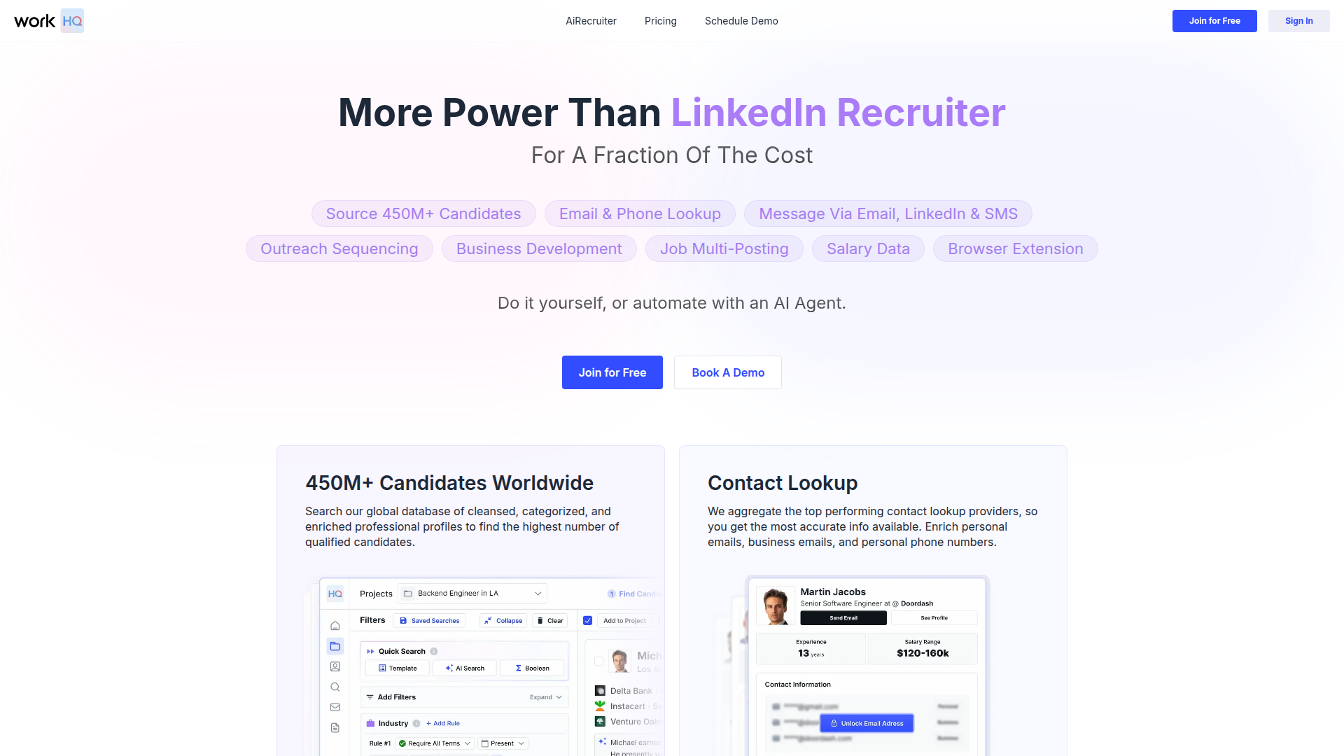 WorkHQ screenshot