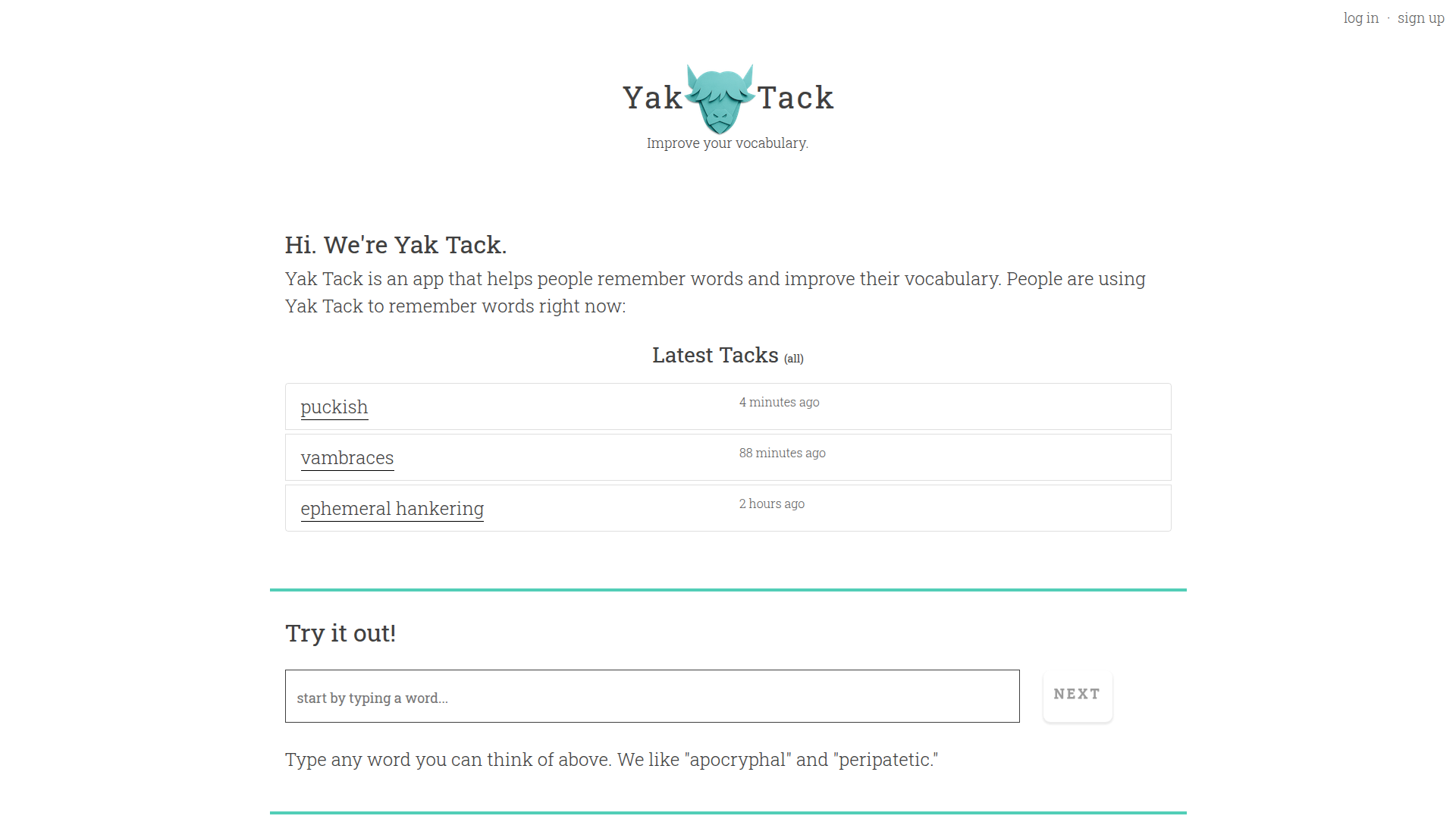 Yak Tack screenshot