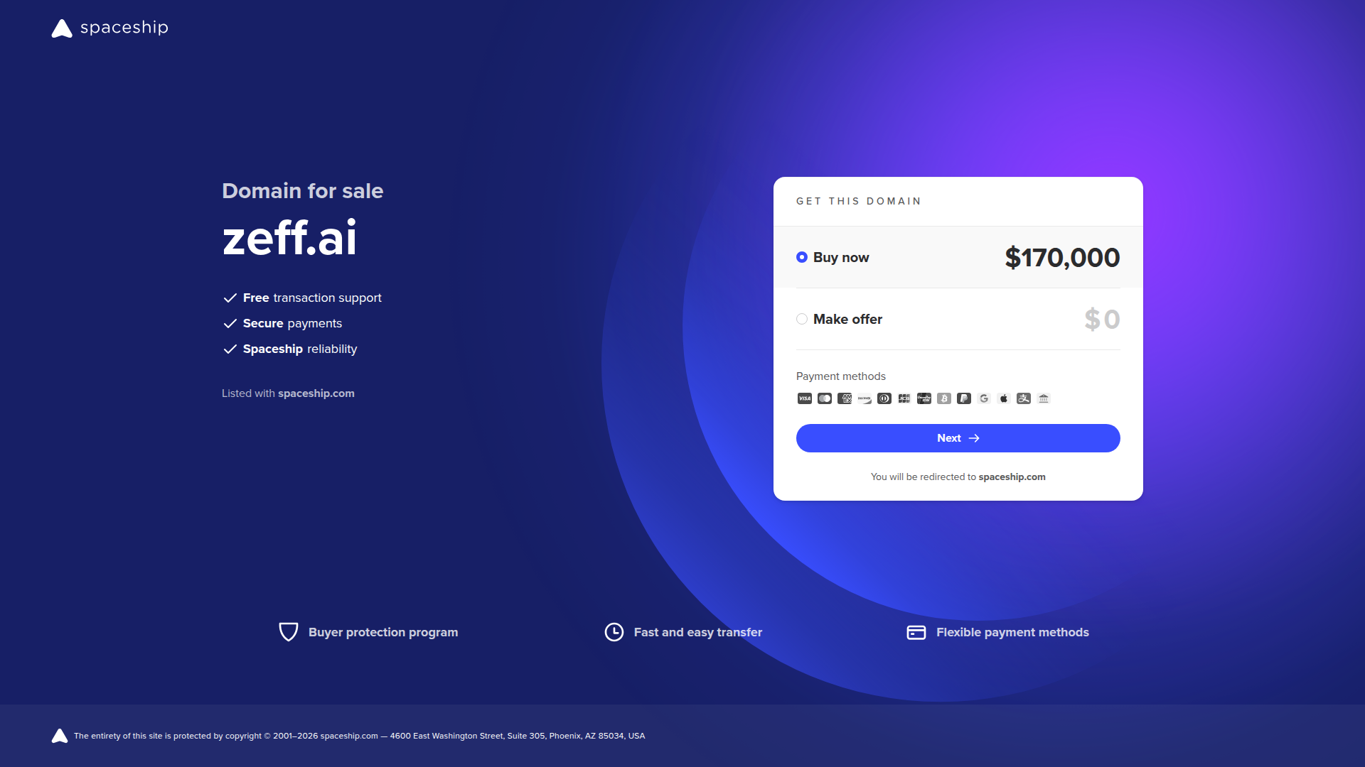 zeff.ai screenshot