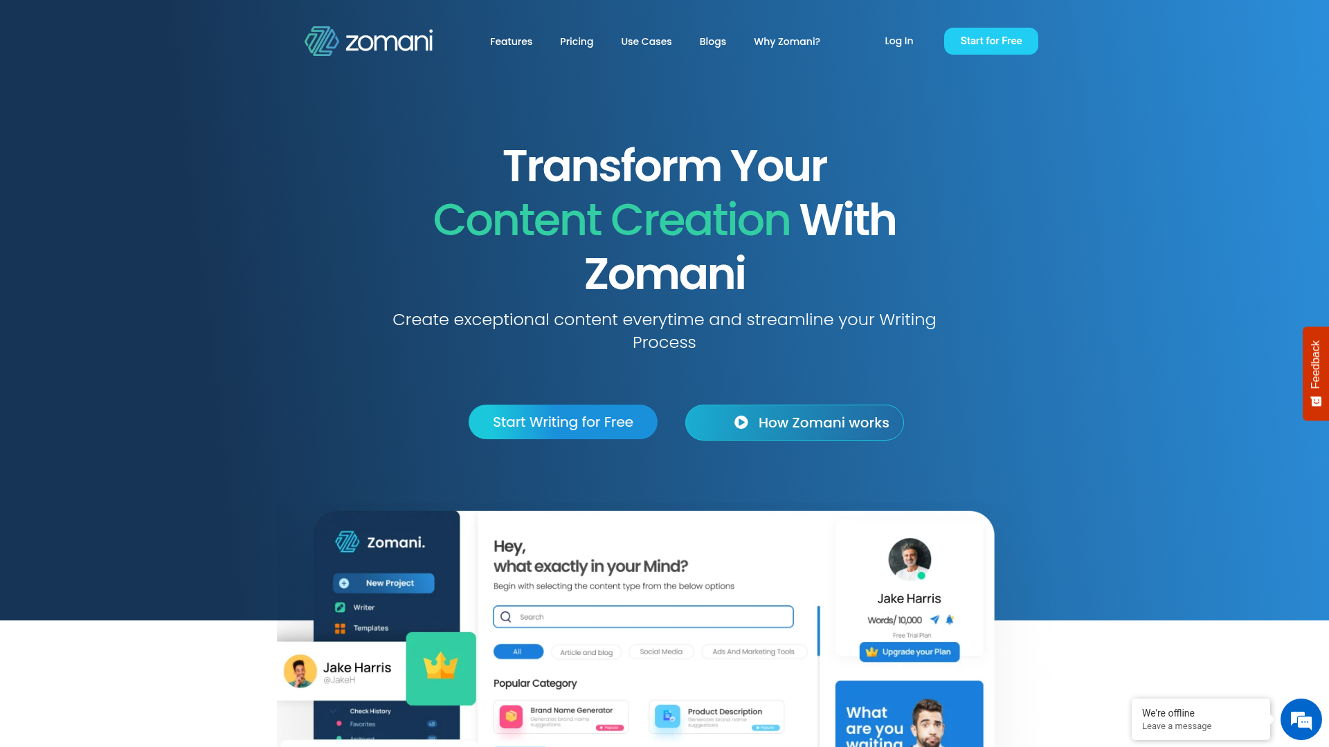 Zomani screenshot