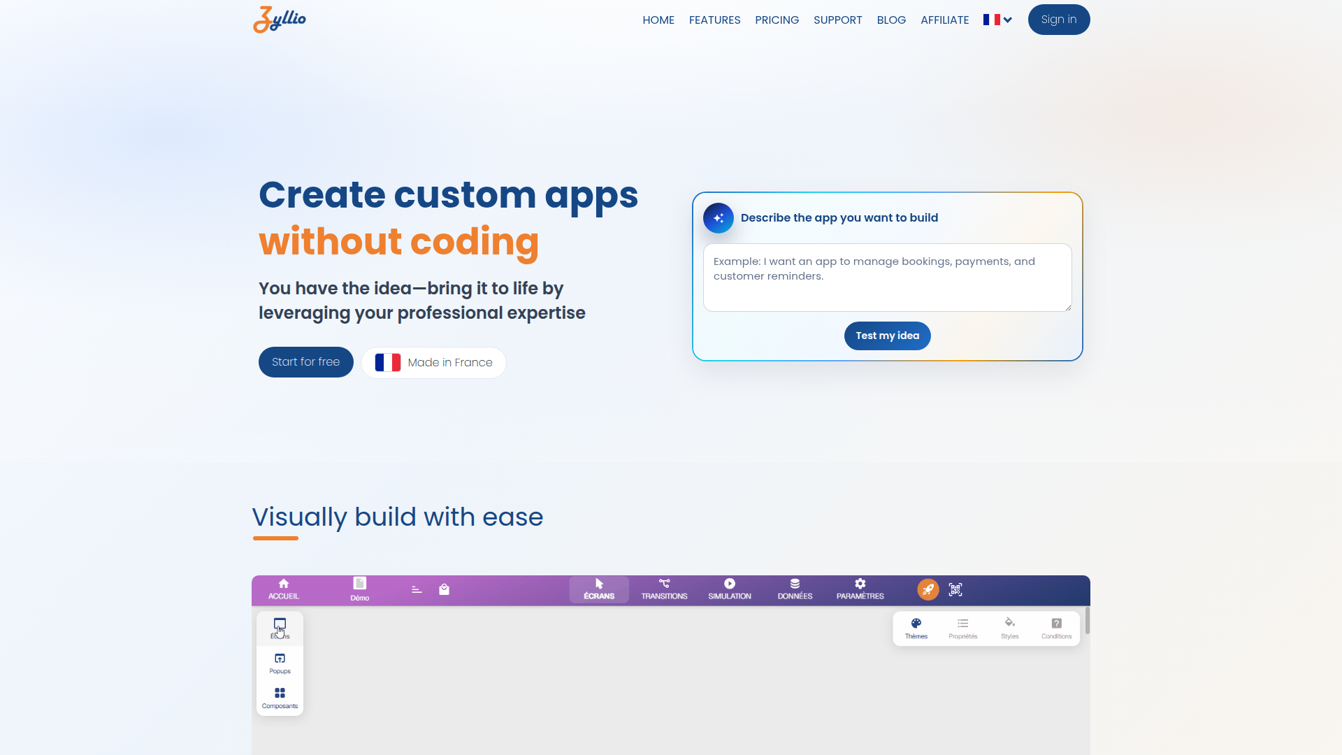 Zyllio screenshot